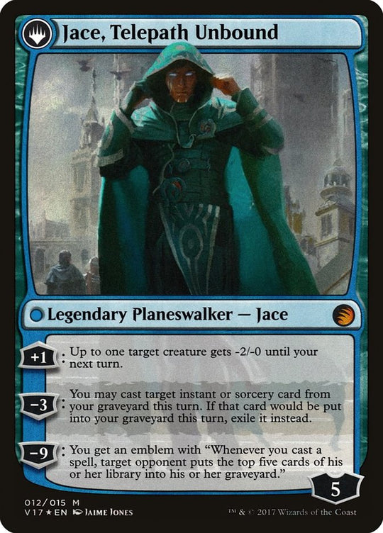Jace, Vryn's Prodigy (V17-012) - From the Vault: Transform: (originpwdfc) Foil