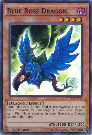 Blue Rose Dragon [LC5D-EN093] Super Rare | The CG Realm