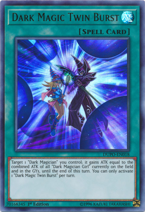 Dark Magic Twin Burst [DUPO-EN018] Ultra Rare | The CG Realm