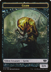 Germ // Zombie (016/036) Double-Sided Token [Commander 2014 Tokens] | The CG Realm