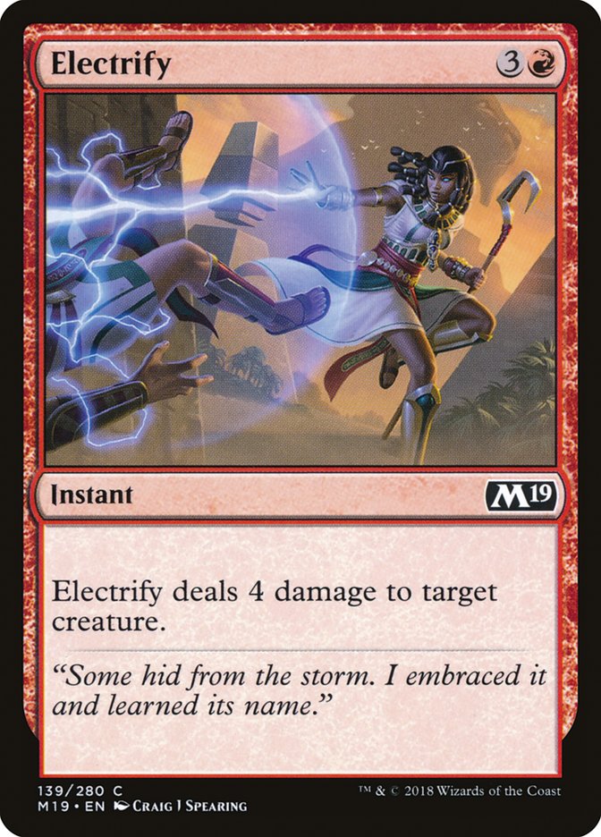 Electrify [Core Set 2019] | The CG Realm