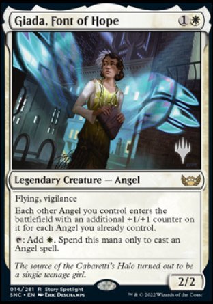 Giada, Font of Hope (Promo Pack) [Streets of New Capenna Promos] | The CG Realm