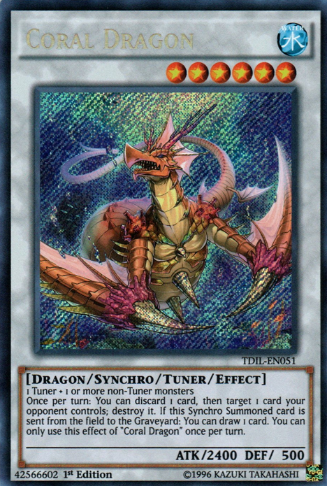 Coral Dragon [TDIL-EN051] Secret Rare | The CG Realm