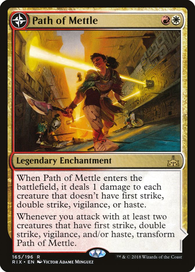 Path of Mettle (RIX-165) - Rivals of Ixalan: (compasslanddfc)
