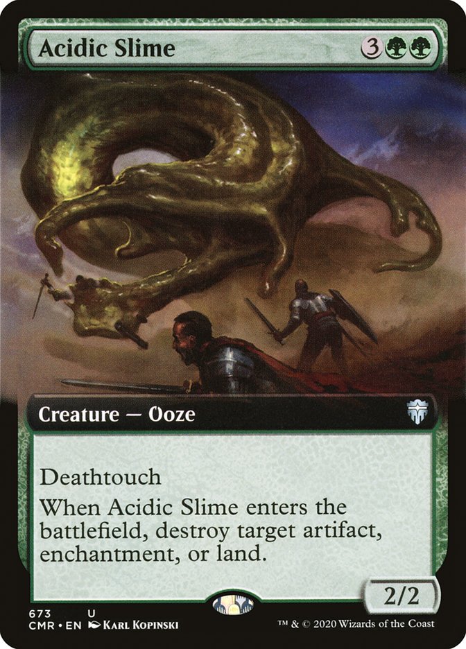 Acidic Slime (Extended Art) [Commander Legends] | The CG Realm