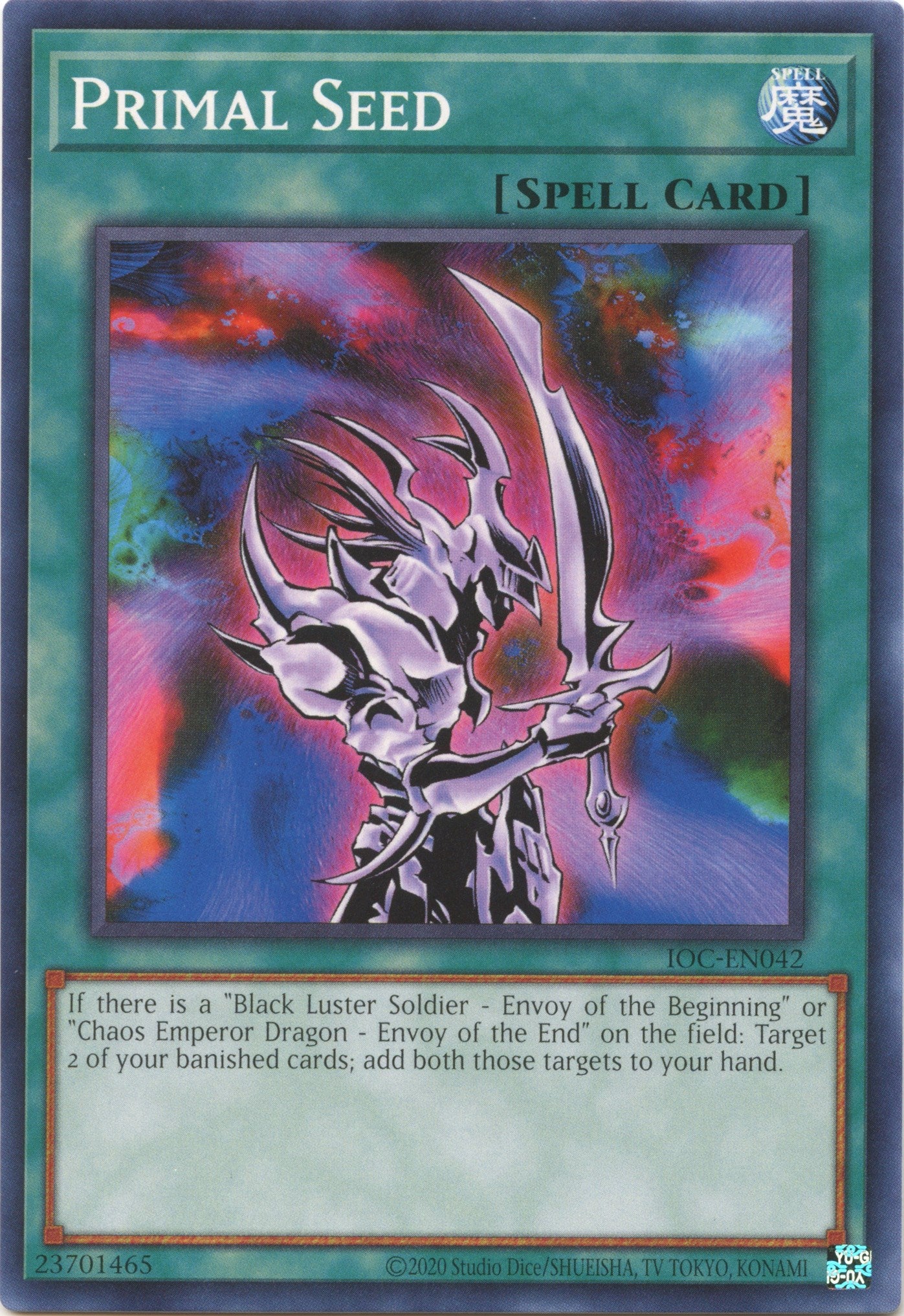 Primal Seed (25th Anniversary) [IOC-EN042] Common | The CG Realm