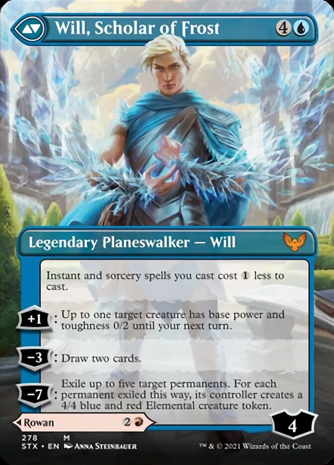 Rowan, Scholar of Sparks (Borderless) (STX-278) - Strixhaven: School of Mages