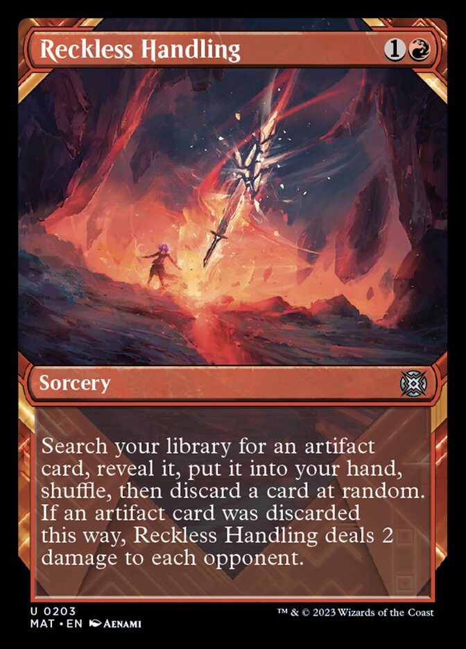 Reckless Handling (Showcase Halo Foil) [March of the Machine: The Aftermath] | The CG Realm