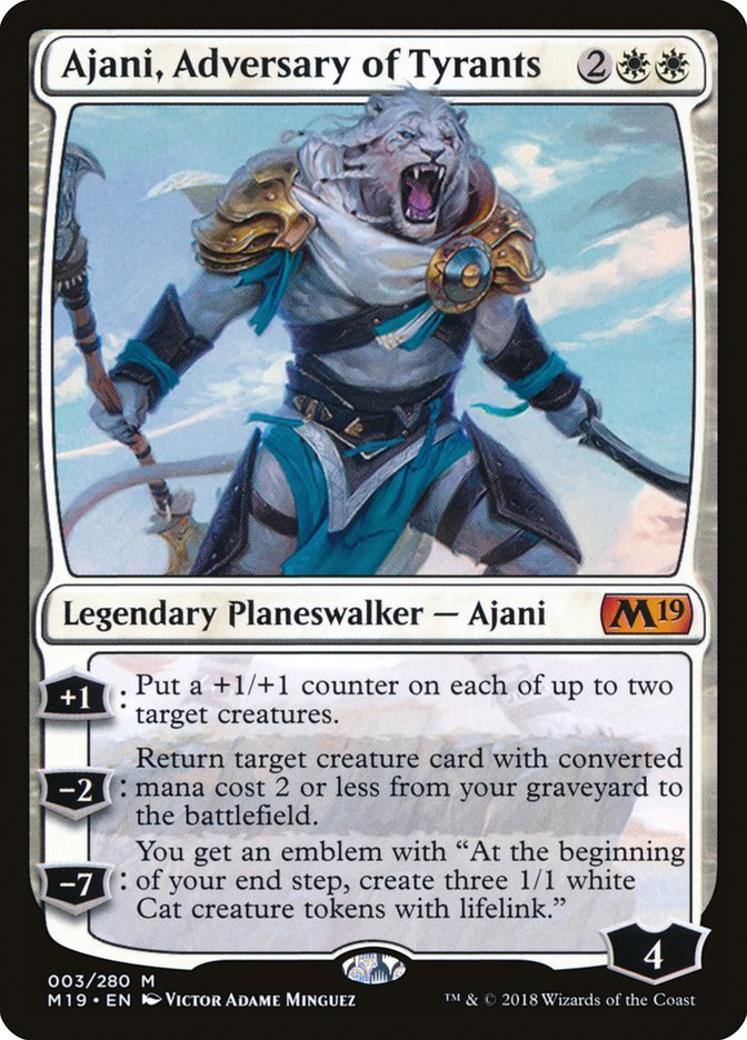Ajani, Adversary of Tyrants [Core Set 2019] | The CG Realm