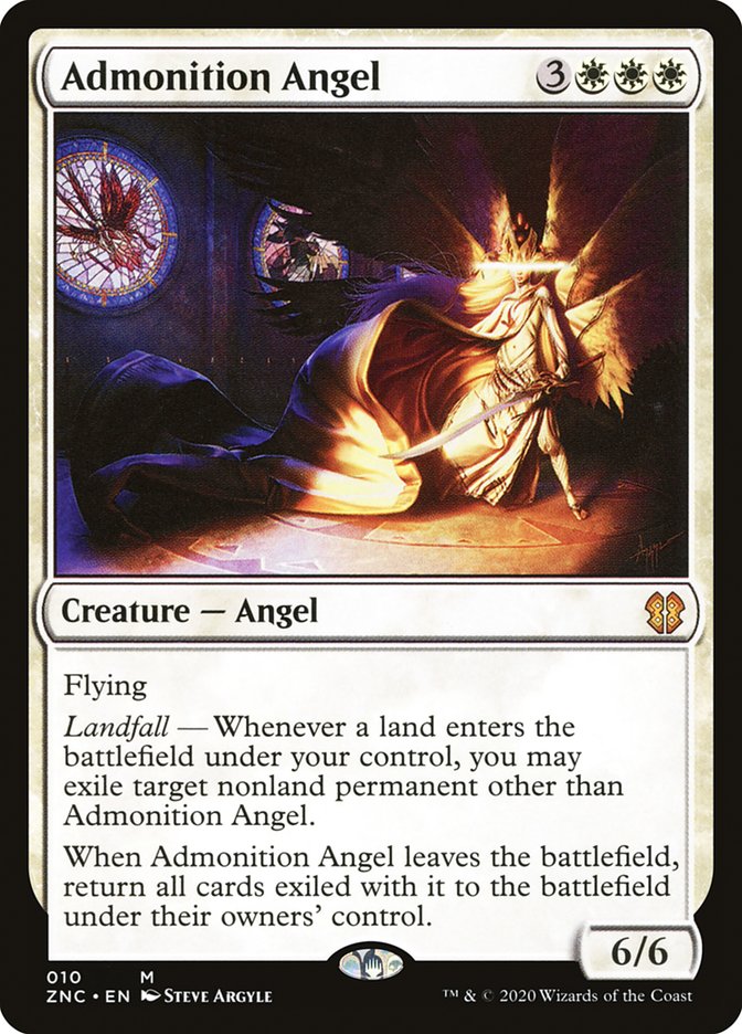 Admonition Angel [Zendikar Rising Commander] | The CG Realm