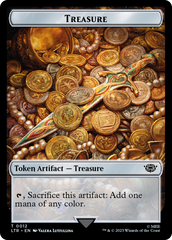 Halfling // Treasure Token [The Lord of the Rings: Tales of Middle-Earth Commander Tokens] | The CG Realm