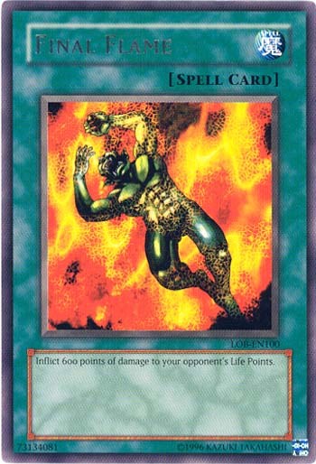 Final Flame [LOB-EN100] Rare | The CG Realm