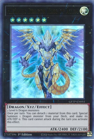Hieratic Dragon King of Atum [GFTP-EN051] Ultra Rare | The CG Realm