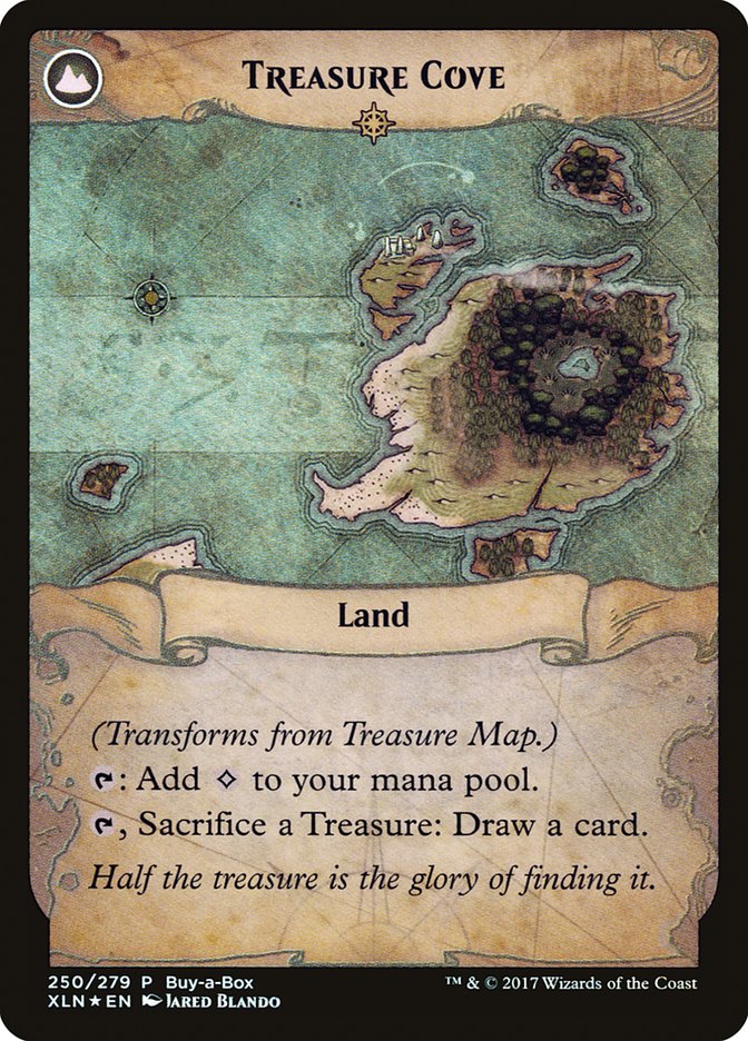 Treasure Map (BABP-250) - XLN Treasure Chest: (compasslanddfc) Foil