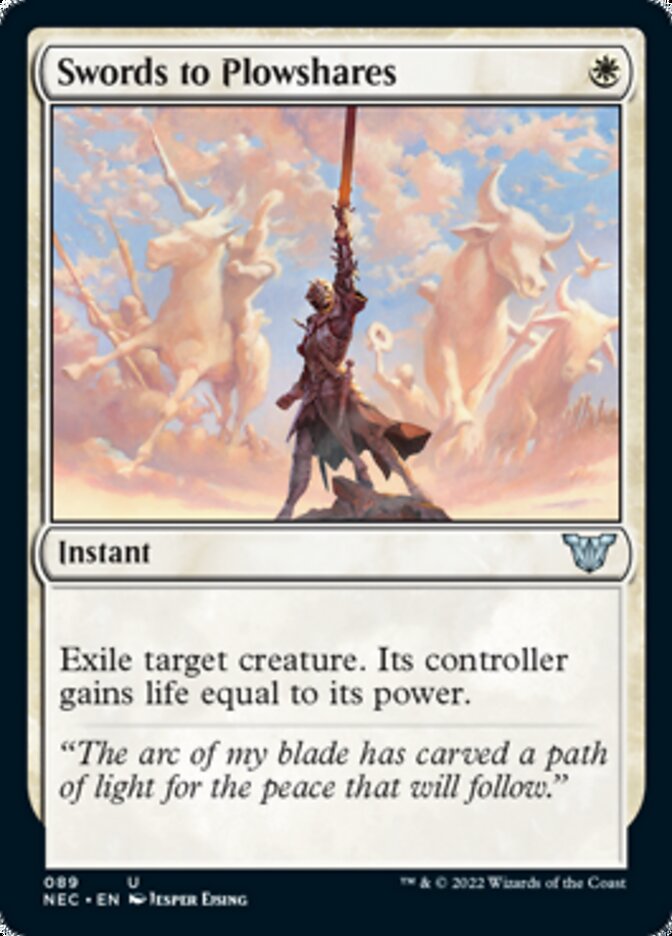 Swords to Plowshares [Kamigawa: Neon Dynasty Commander] | The CG Realm