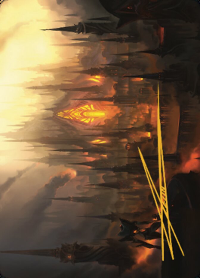 Mishra's Foundry Art Card (Gold-Stamped Signature) [The Brothers' War Art Series] | The CG Realm