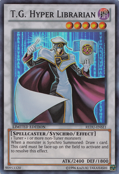 T.G. Hyper Librarian [REDU-ENSE1] Super Rare | The CG Realm