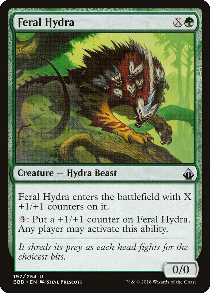 Feral Hydra [Battlebond] | The CG Realm