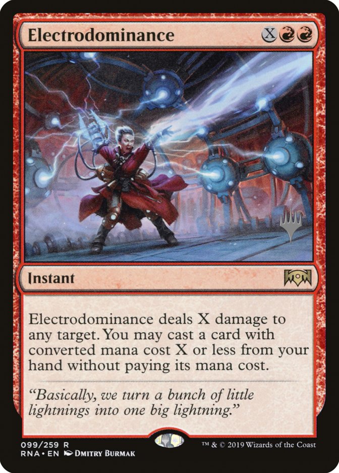 Electrodominance (Promo Pack) [Ravnica Allegiance Promos] | The CG Realm