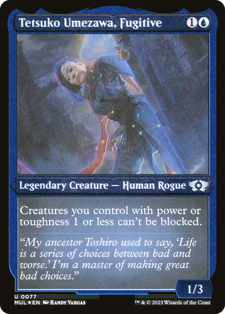 Tetsuko Umezawa, Fugitive (Foil Etched) [Multiverse Legends] | The CG Realm