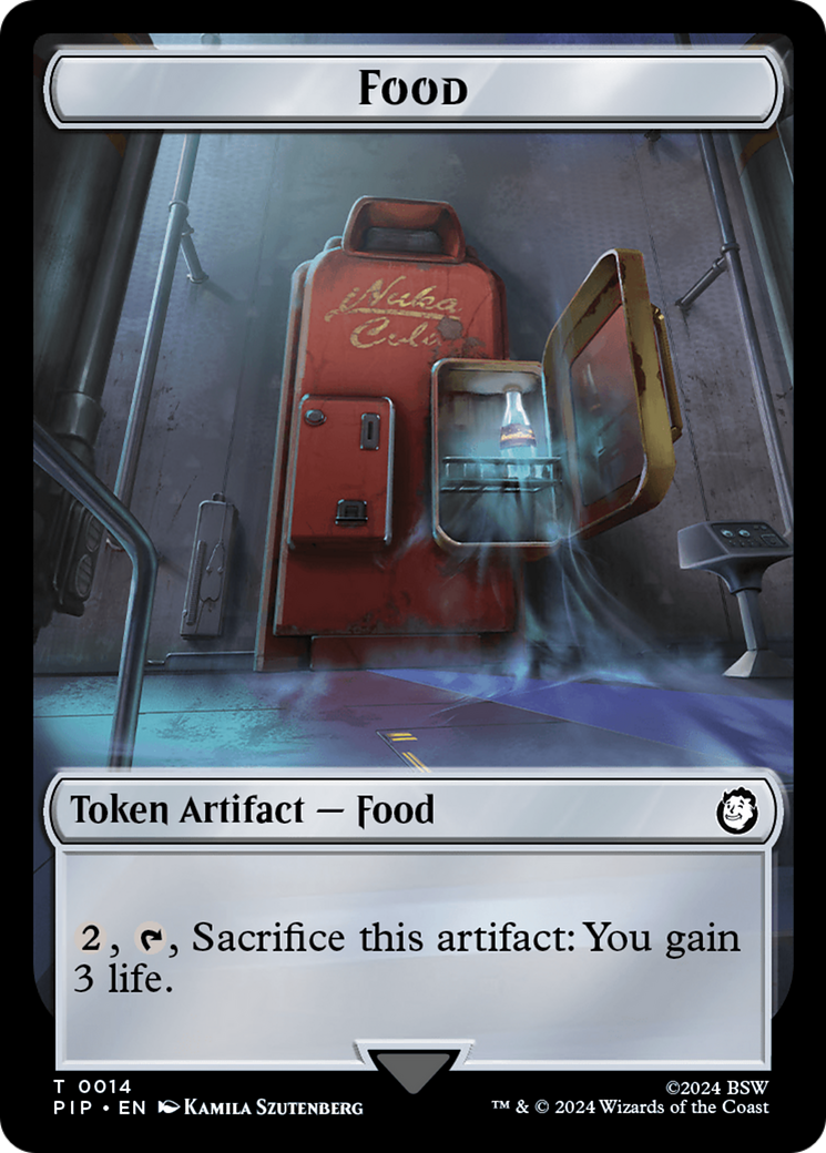 Food (0014) // Soldier (0004) Double-Sided Token [Fallout Tokens] | The CG Realm