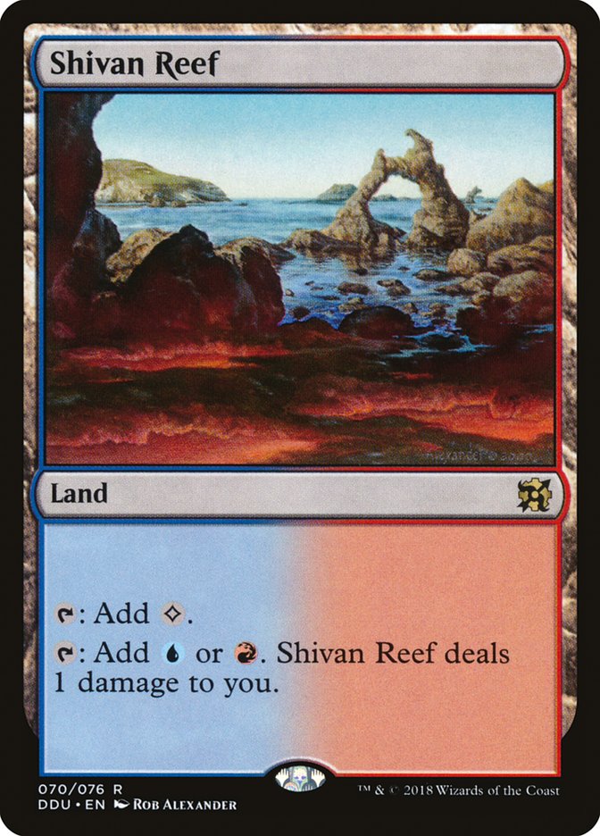 Shivan Reef [Duel Decks: Elves vs. Inventors] | The CG Realm