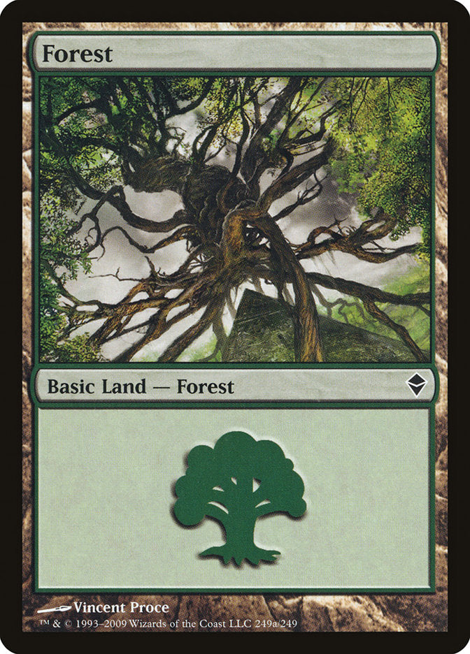 Forest (249a) [Zendikar] | The CG Realm