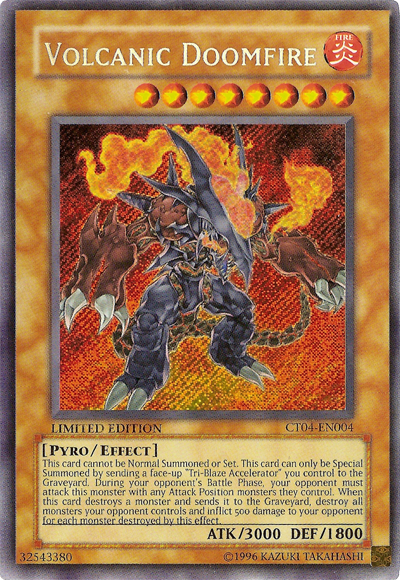 Volcanic Doomfire [CT04-EN004] Secret Rare | The CG Realm