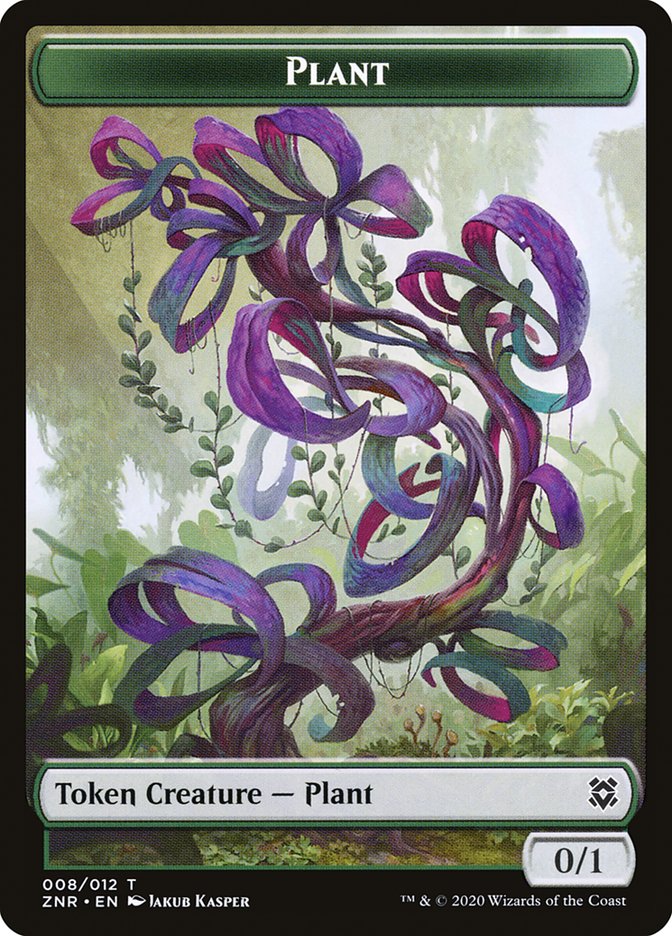 Plant Token [Zendikar Rising Tokens] | The CG Realm