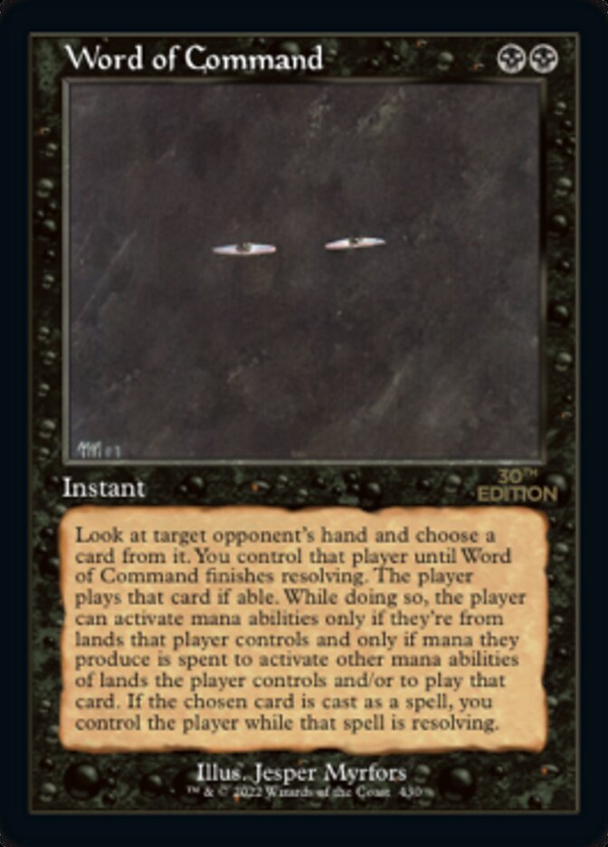Word of Command (Retro Frame) (30A-430) - 30th Anniversary Edition