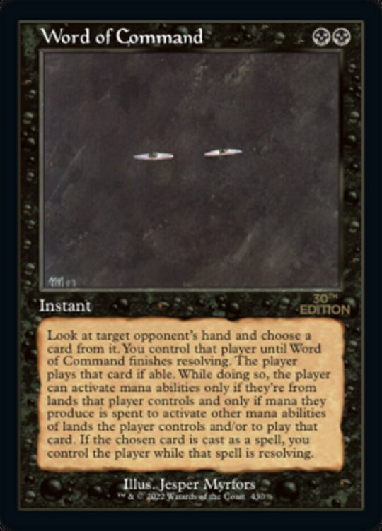 Word of Command (Retro Frame) (30A-430) - 30th Anniversary Edition