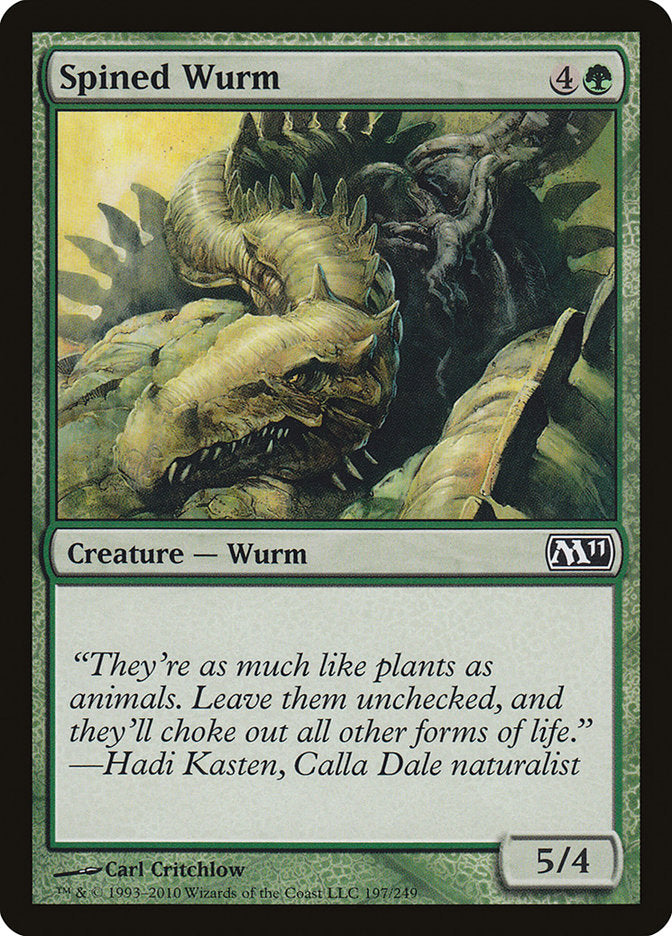 Spined Wurm [Magic 2011] | The CG Realm