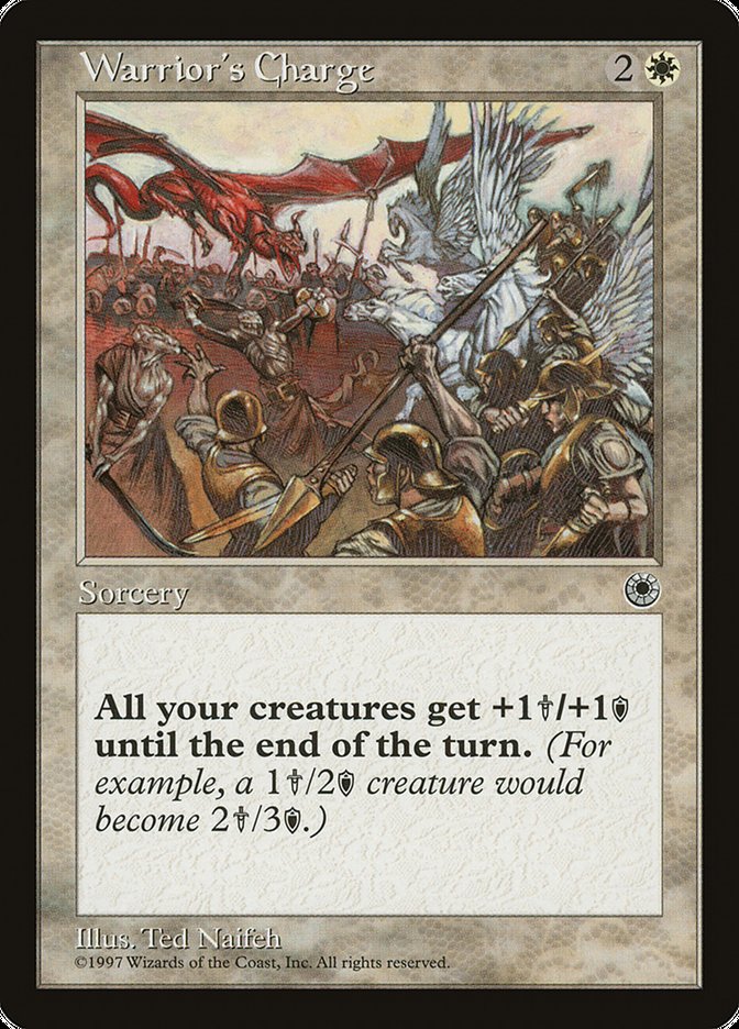 Warrior's Charge (No Flavor Text) [Portal] | The CG Realm