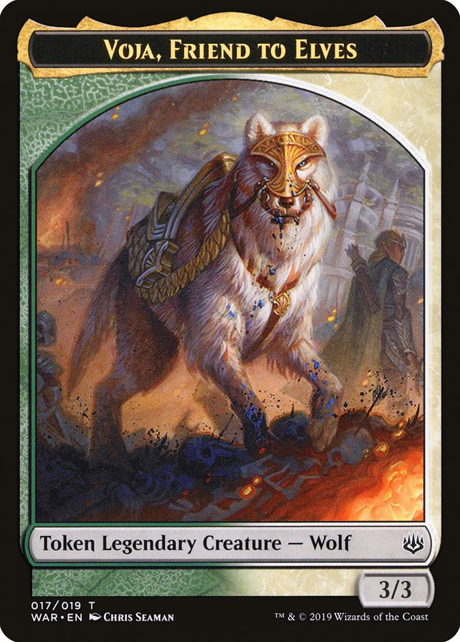 Voja, Friend to Elves Token [War of the Spark Tokens] | The CG Realm