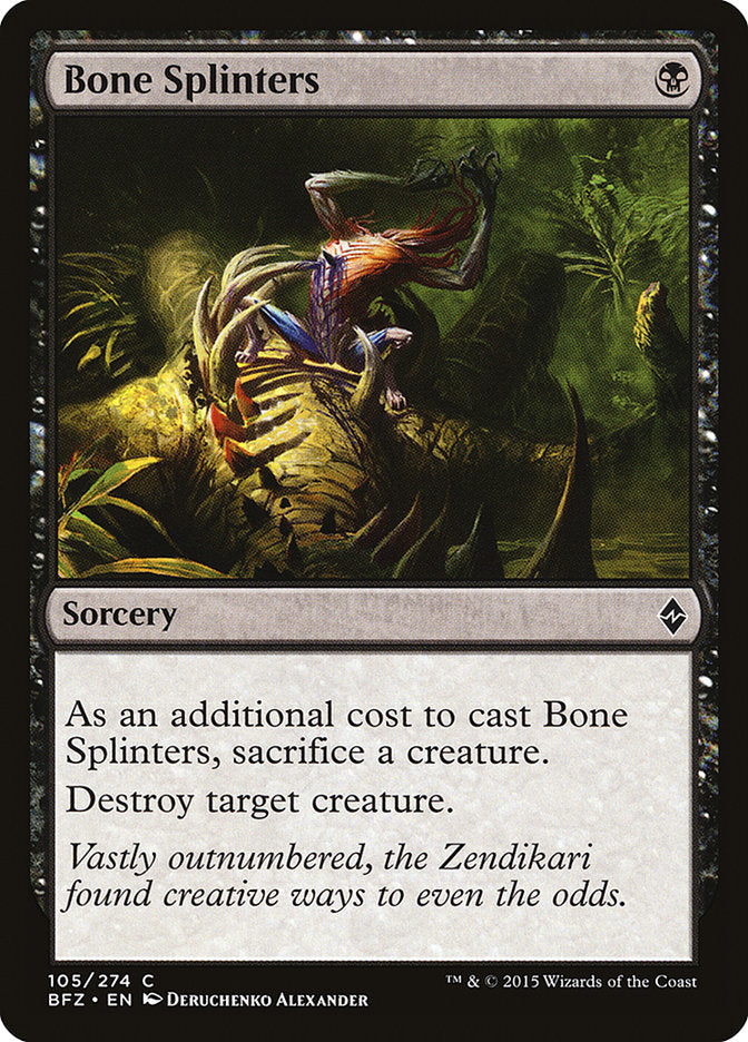 Bone Splinters [Battle for Zendikar] | The CG Realm
