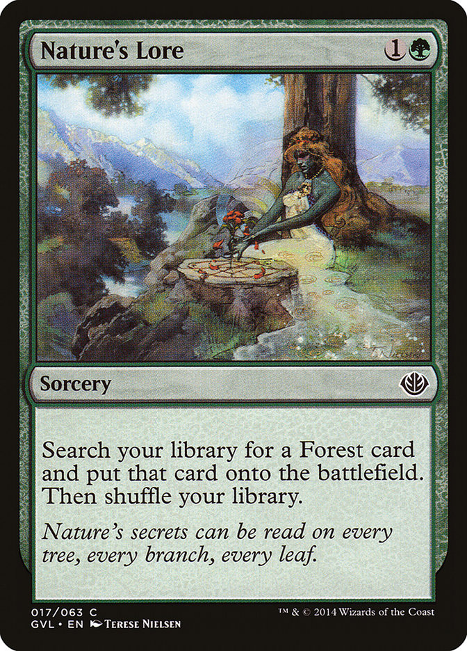 Nature's Lore (Garruk vs. Liliana) [Duel Decks Anthology] | The CG Realm