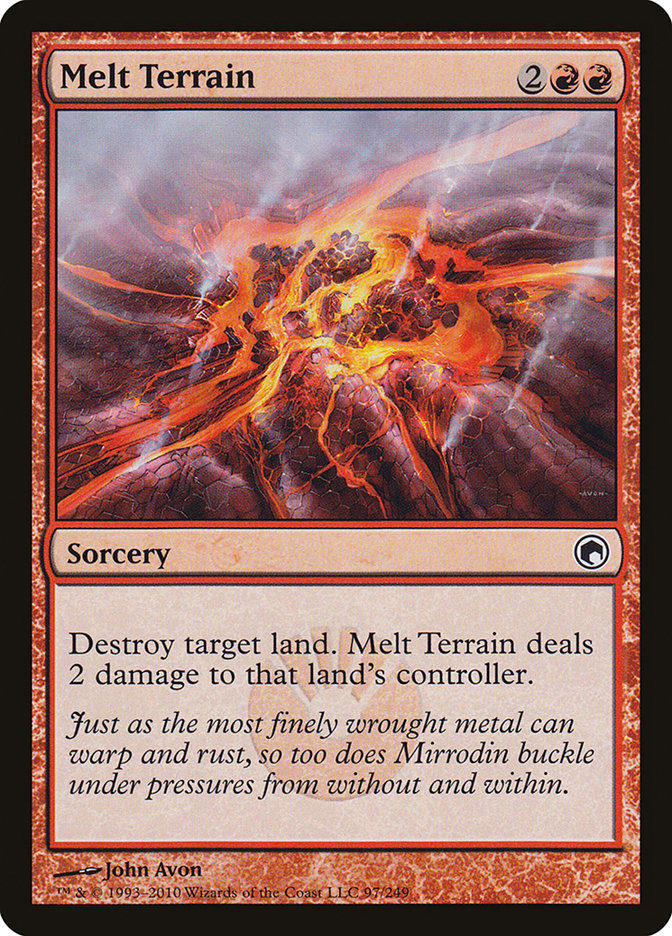 Melt Terrain [Scars of Mirrodin] | The CG Realm