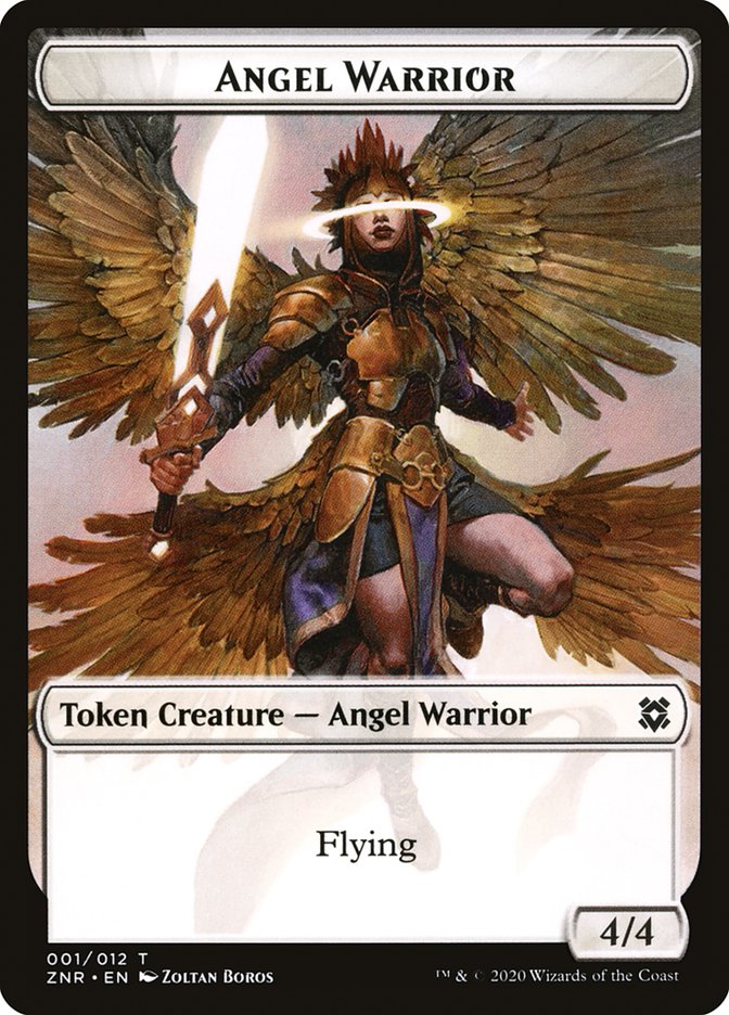 Angel Warrior Token [Zendikar Rising Tokens] | The CG Realm