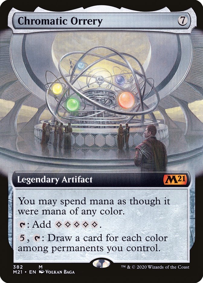 Chromatic Orrery (Extended Art) [Core Set 2021] | The CG Realm