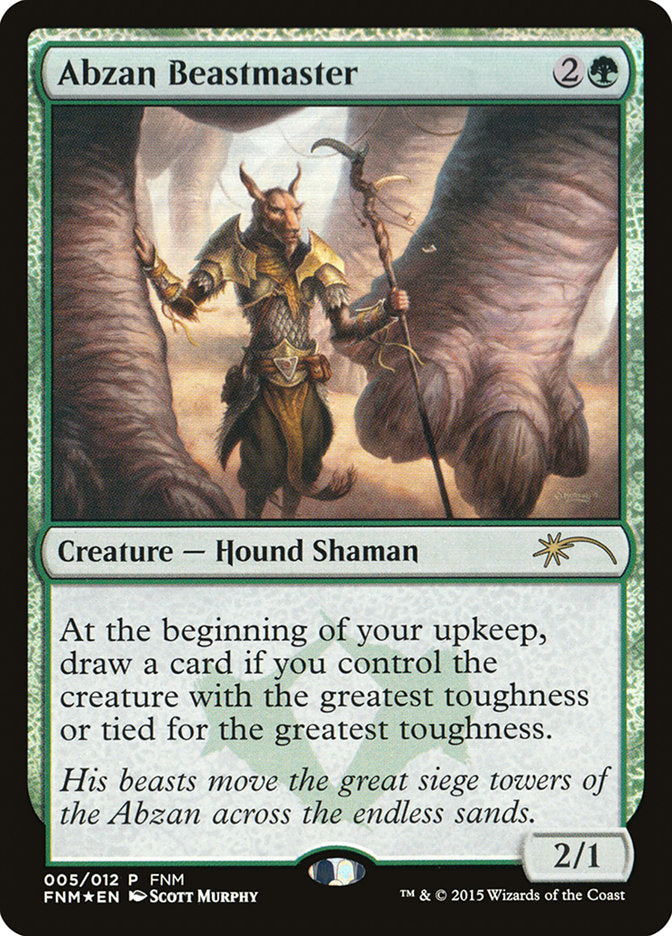 Abzan Beastmaster [Friday Night Magic 2015] | The CG Realm