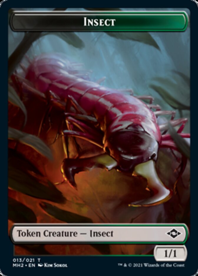 Clue (15) // Insect Double-Sided Token [Modern Horizons 2 Tokens] | The CG Realm