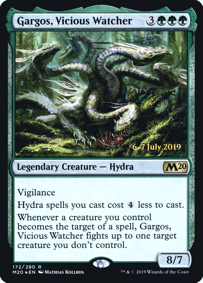 Gargos, Vicious Watcher [Core Set 2020 Prerelease Promos] | The CG Realm