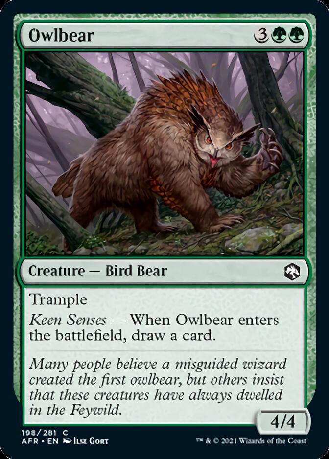 Owlbear [Dungeons & Dragons: Adventures in the Forgotten Realms] | The CG Realm
