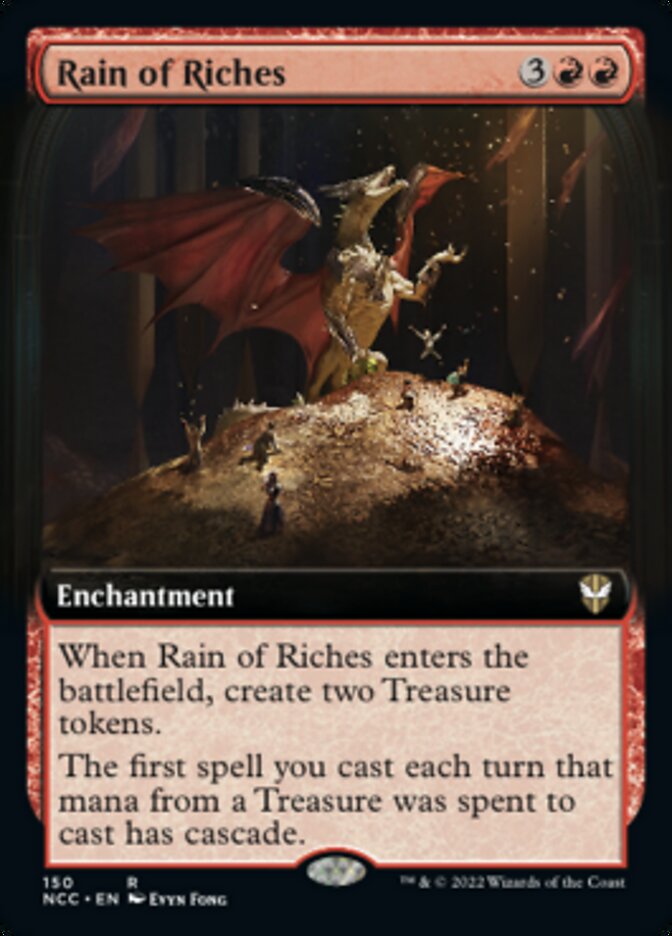 Rain of Riches (Extended Art) [Streets of New Capenna Commander] | The CG Realm