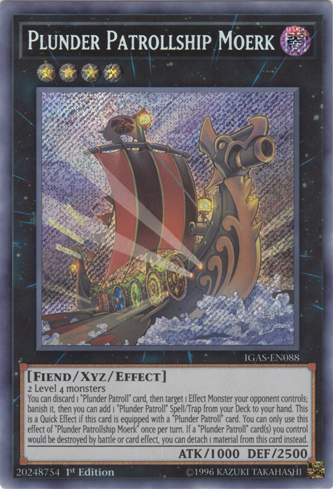 Plunder Patrollship Moerk [IGAS-EN088] Secret Rare | The CG Realm