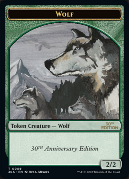 Wolf Token (30A-009) - 30th Anniversary Tokens