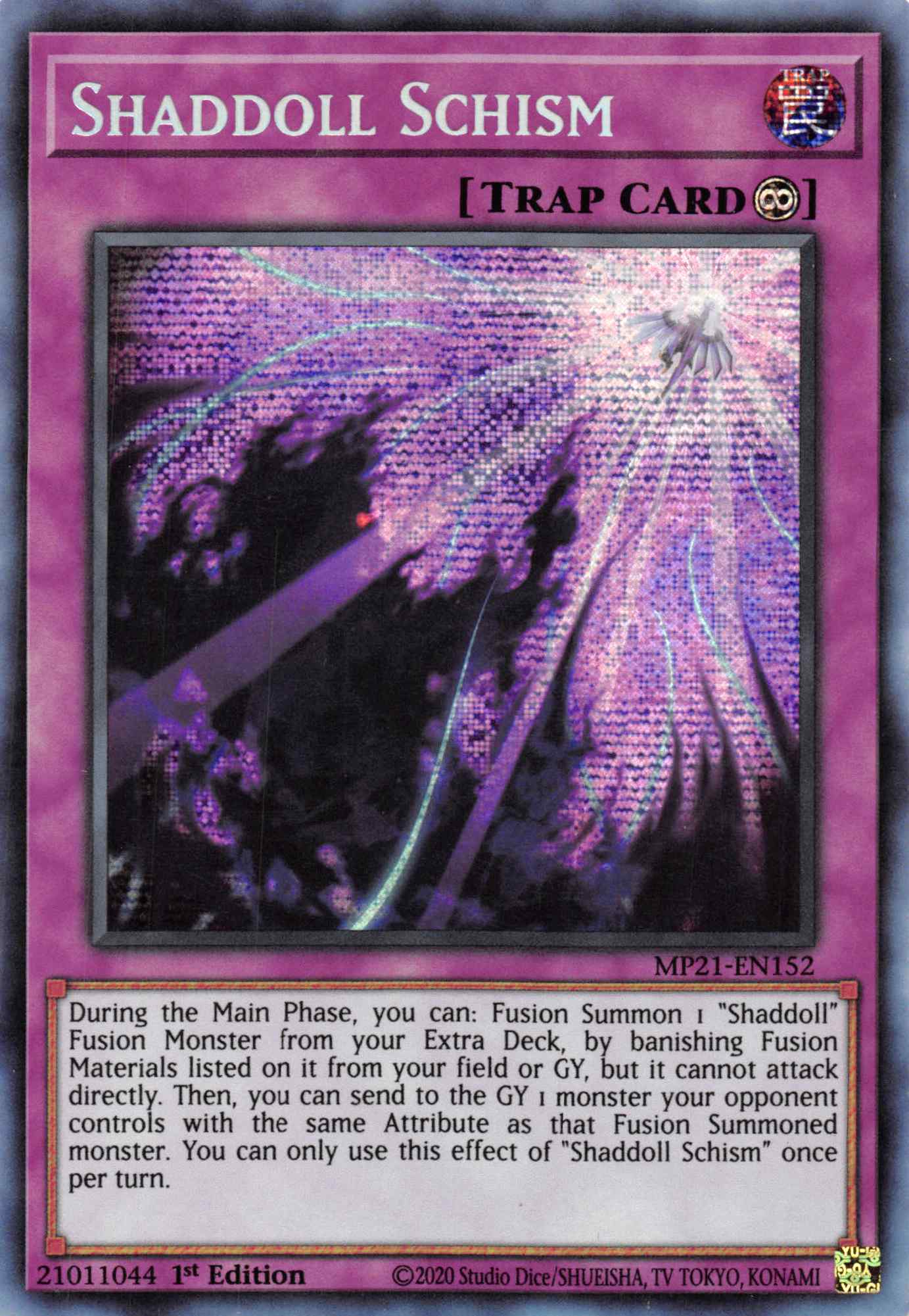 Shaddoll Schism [MP21-EN152] Prismatic Secret Rare | The CG Realm