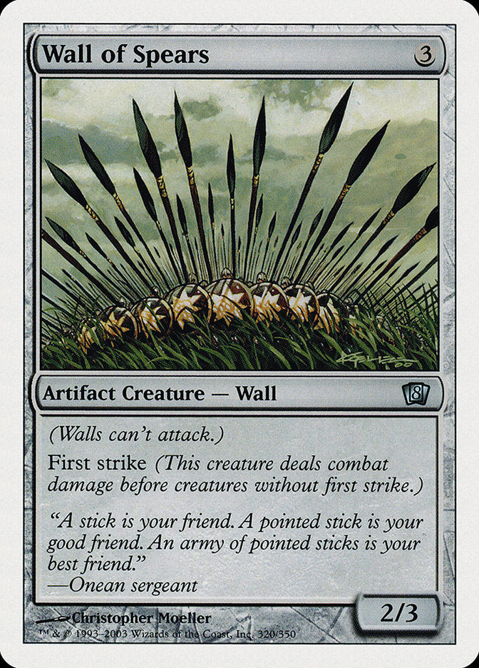 Wall of Spears [Eighth Edition] | The CG Realm