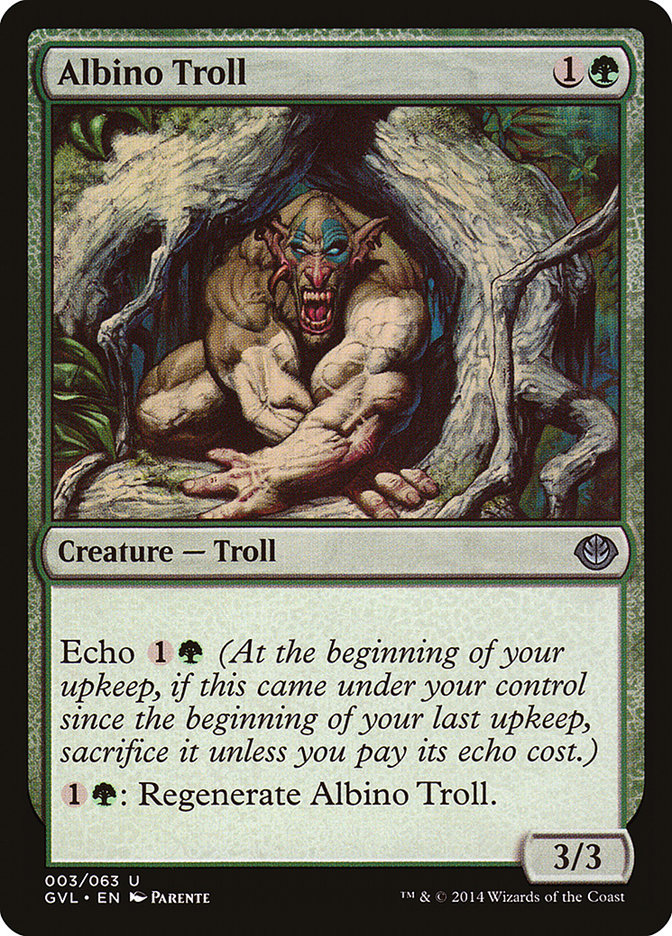 Albino Troll (Garruk vs. Liliana) [Duel Decks Anthology] | The CG Realm