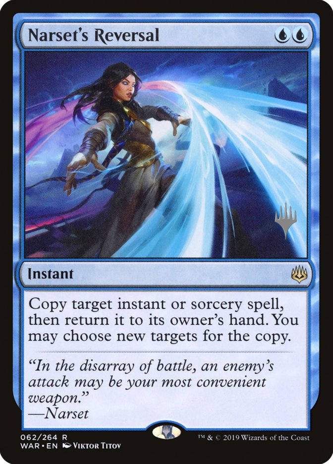 Narset's Reversal (Promo Pack) [War of the Spark Promos] | The CG Realm